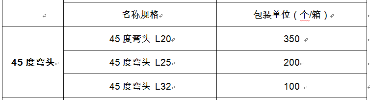 45度彎頭